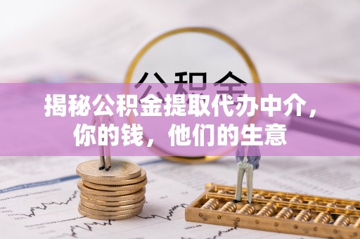 卫滨揭秘公积金提取代办中介，你的钱，他们的生意