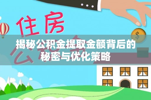卫滨揭秘公积金提取金额背后的秘密与优化策略