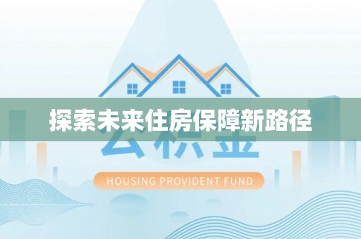 卫滨探索未来住房保障新路径
