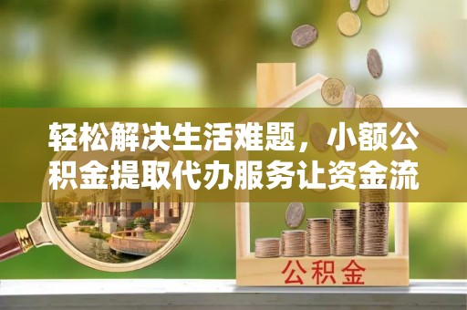 卫滨轻松解决生活难题，小额公积金提取代办服务让资金流动更便捷