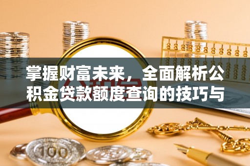 卫滨掌握财富未来，全面解析公积金贷款额度查询的技巧与策略