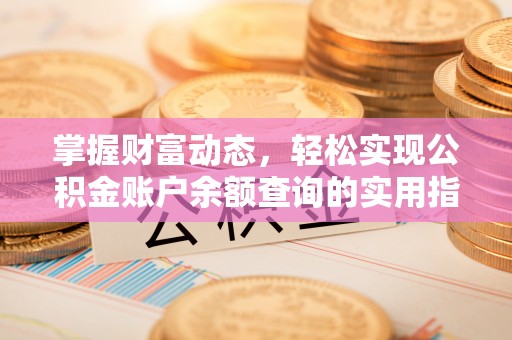 卫滨掌握财富动态，轻松实现公积金账户余额查询的实用指南