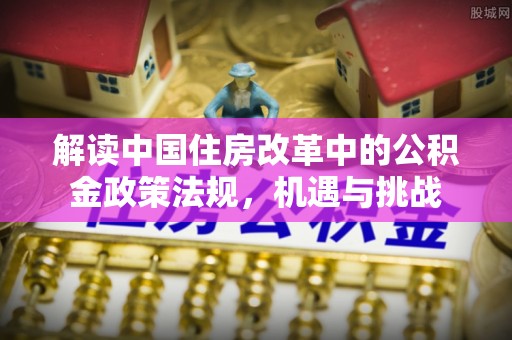 卫滨解读中国住房改革中的公积金政策法规，机遇与挑战
