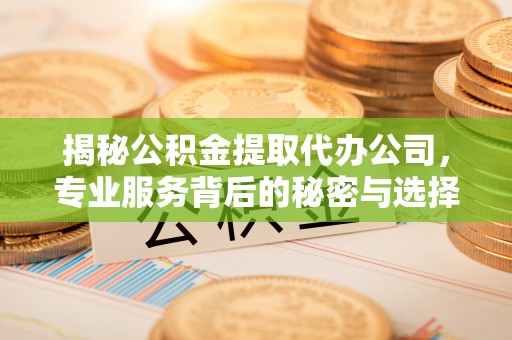 卫滨揭秘公积金提取代办公司，专业服务背后的秘密与选择指南
