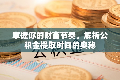 卫滨掌握你的财富节奏，解析公积金提取时间的奥秘