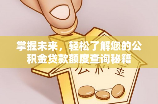 卫滨掌握未来，轻松了解您的公积金贷款额度查询秘籍
