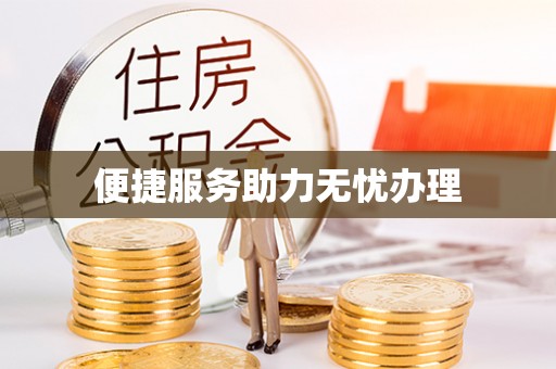 卫滨便捷服务助力无忧办理