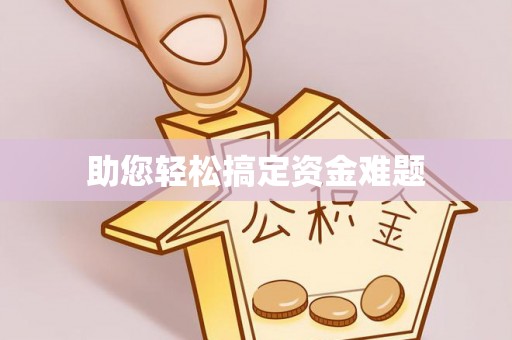 卫滨助您轻松搞定资金难题