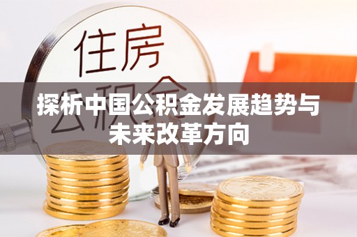 卫滨探析中国公积金发展趋势与未来改革方向
