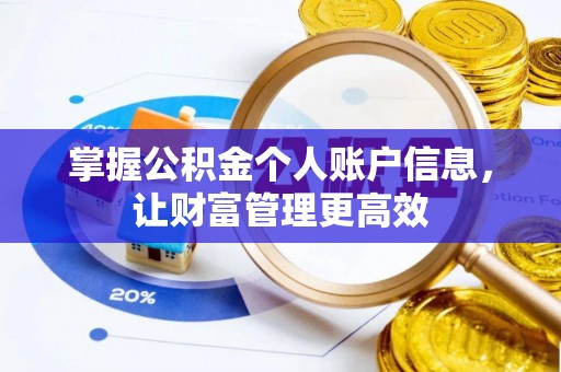 卫滨掌握公积金个人账户信息，让财富管理更高效