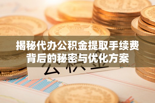 卫滨揭秘代办公积金提取手续费背后的秘密与优化方案