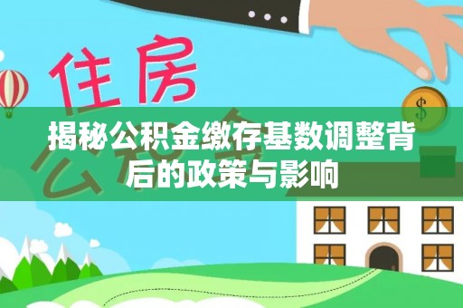 卫滨揭秘公积金缴存基数调整背后的政策与影响