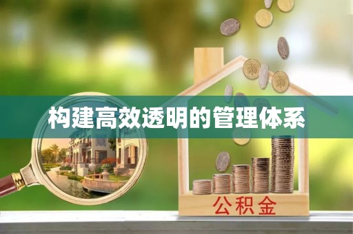 卫滨构建高效透明的管理体系