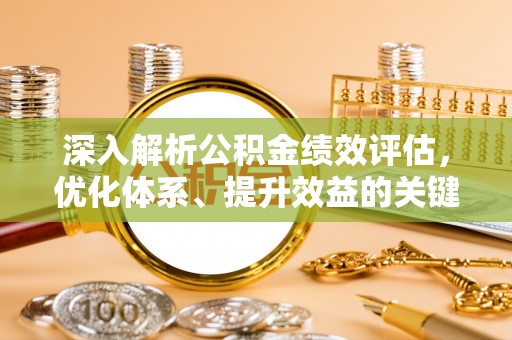 卫滨深入解析公积金绩效评估，优化体系、提升效益的关键路径
