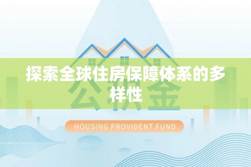 卫滨探索全球住房保障体系的多样性