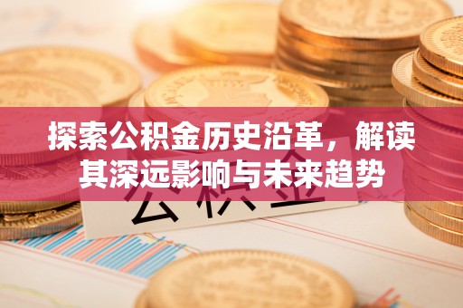 卫滨探索公积金历史沿革，解读其深远影响与未来趋势