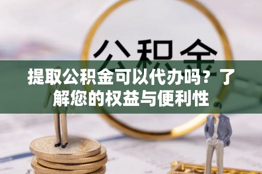 卫滨提取公积金可以代办吗？了解您的权益与便利性