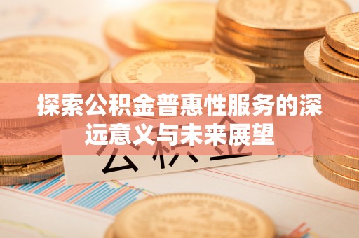 卫滨探索公积金普惠性服务的深远意义与未来展望