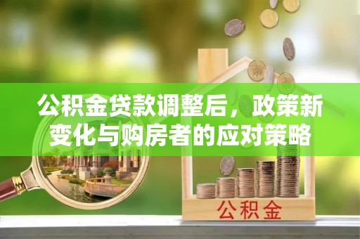 卫滨公积金贷款调整后，政策新变化与购房者的应对策略