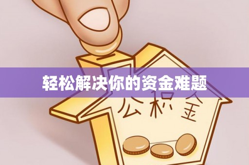 卫滨轻松解决你的资金难题