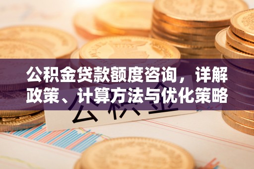 卫滨公积金贷款额度咨询，详解政策、计算方法与优化策略