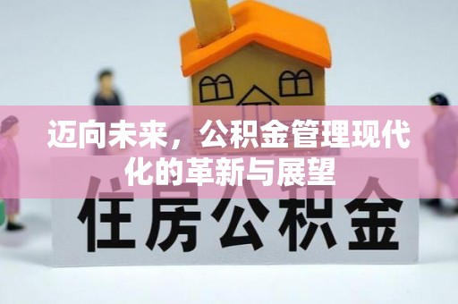 卫滨迈向未来，公积金管理现代化的革新与展望