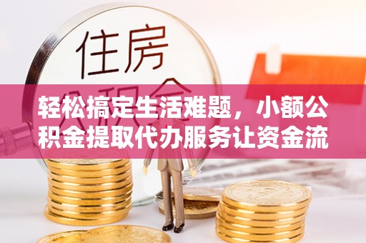 卫滨轻松搞定生活难题，小额公积金提取代办服务让资金流动更便捷