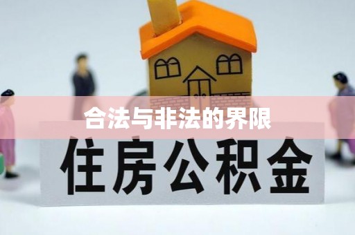 卫滨合法与非法的界限
