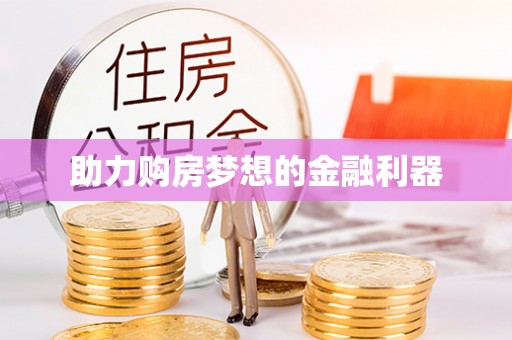 卫滨助力购房梦想的金融利器