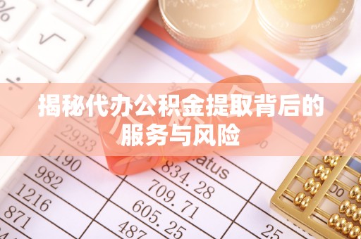 卫滨揭秘代办公积金提取背后的服务与风险
