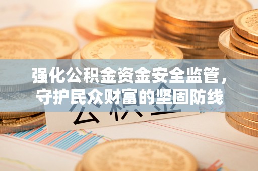 卫滨强化公积金资金安全监管，守护民众财富的坚固防线