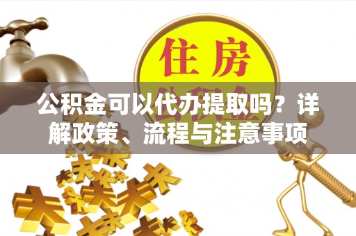 卫滨公积金可以代办提取吗？详解政策、流程与注意事项