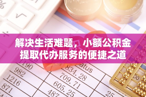 卫滨解决生活难题，小额公积金提取代办服务的便捷之道