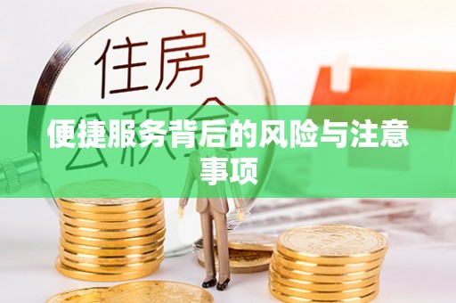 卫滨便捷服务背后的风险与注意事项