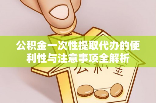 卫滨公积金一次性提取代办的便利性与注意事项全解析