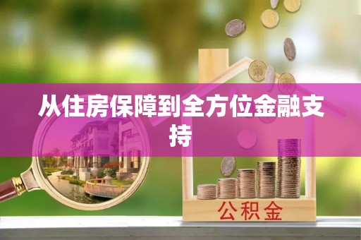 卫滨从住房保障到全方位金融支持