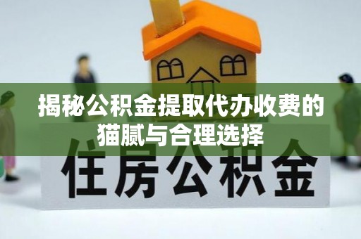 卫滨揭秘公积金提取代办收费的猫腻与合理选择