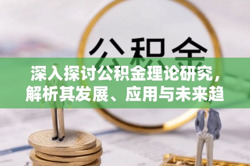 卫滨深入探讨公积金理论研究，解析其发展、应用与未来趋势